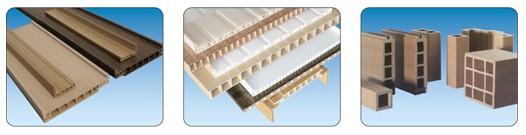 PVC wood-plastic foaming door sheet production line